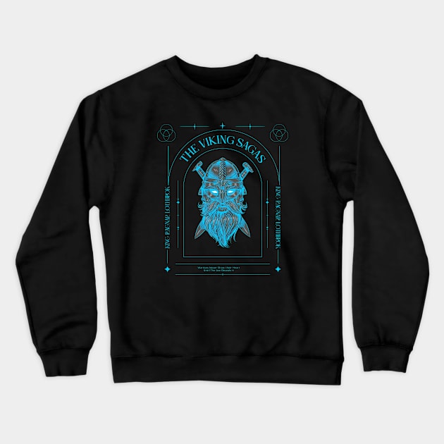 The Viking Sagas Crewneck Sweatshirt by Tip Top Tee's